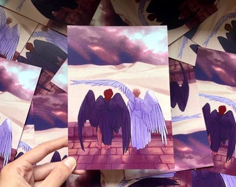 5x7 Good Omens Print