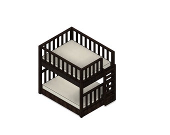 Våningssäng med queen size-funktion, gör-det-själv-byggplaner