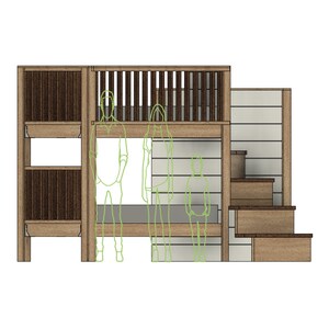 DIY Build Plan - Twin Bunk Bed With Stairs - Plan #024 - Etsy