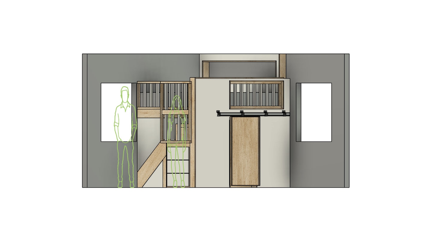 Queen Loft Bed With Stairs & Storage - DIY Build Plans - Etsy