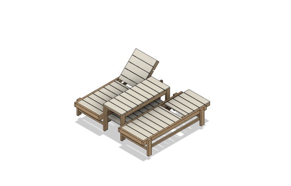 Diy outdoor double chaise lounge sales