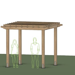 DIY Build Plans - Backyard Gazebo - Backyard Ramada - Pergola - Plan #027