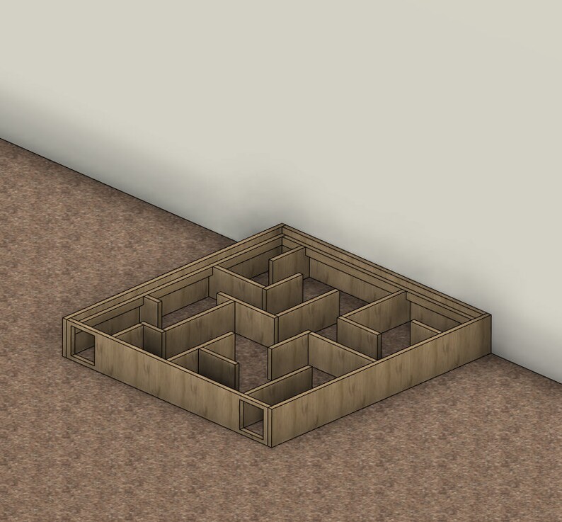 DIY Build Plan King Size Cat Maze Bed 80 X 84 Etsy