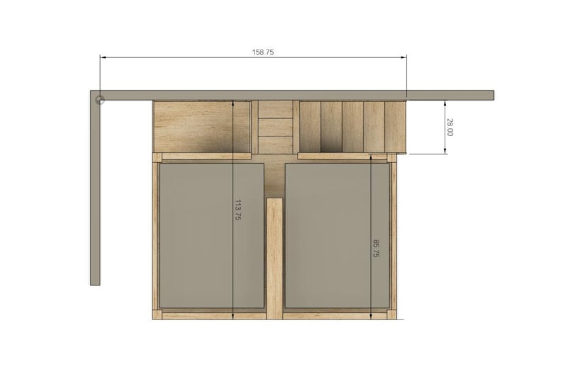 Full Bed Loft With Stairs and Slide - DIY Build Plans - Etsy