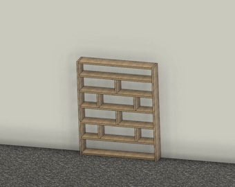 DIY Bookshelf Build Plan: Modern Shelving (Plan #005)