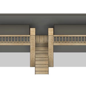 DIY Build Plan - Double Twin Bed With Stairs - Plan #011 - Etsy