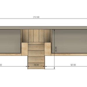 DIY Build Plan - Double Twin Bed With Stairs - Plan #011 - Etsy