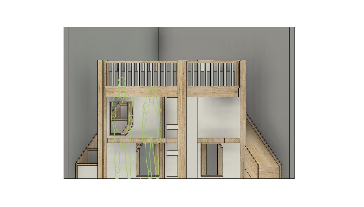 Full Size Loft Bed With Stairs, Slide & Desk - DIY Build Plans - Etsy