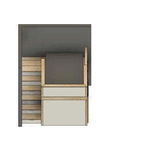 Full Loft Bed DIY Build Plans: Stairs & Storage Drawers - Etsy