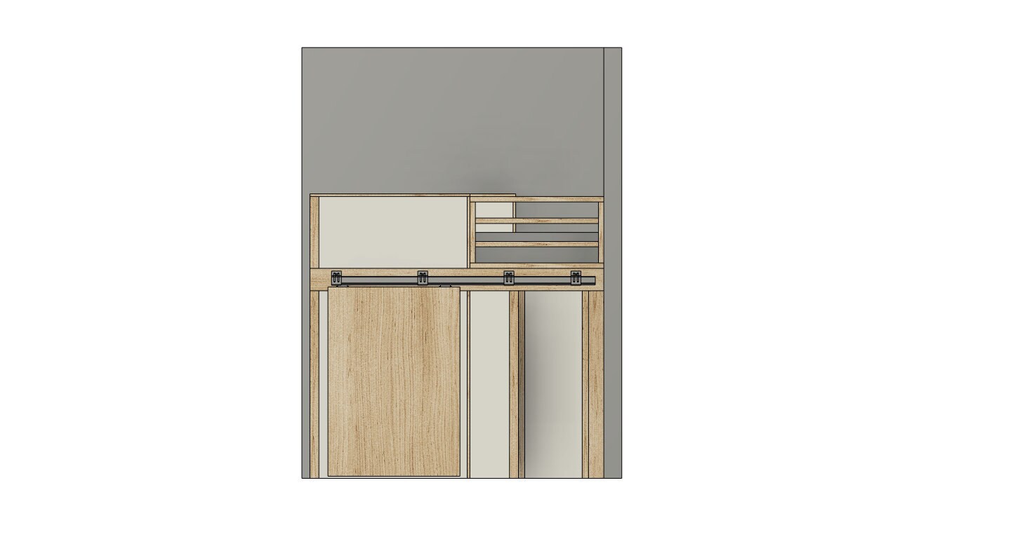 Full Loft Bed DIY Build Plans: Stairs & Storage Drawers - Etsy