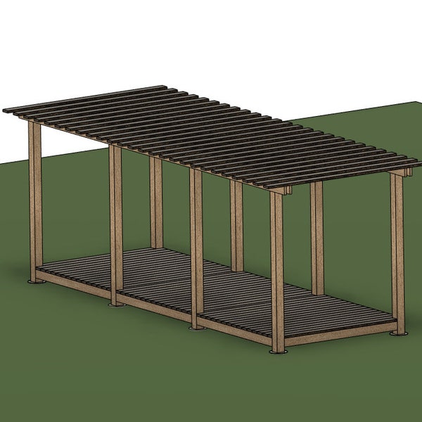 DIY Build Plans - Backyard Gazebo - Backyard Ramada - Pergola - Deck - Patio - Covered Deck - Covered Patio - Plan #090