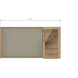 DIY Full Loft Bed Build Plan With Stairs (metric and Imperial ...