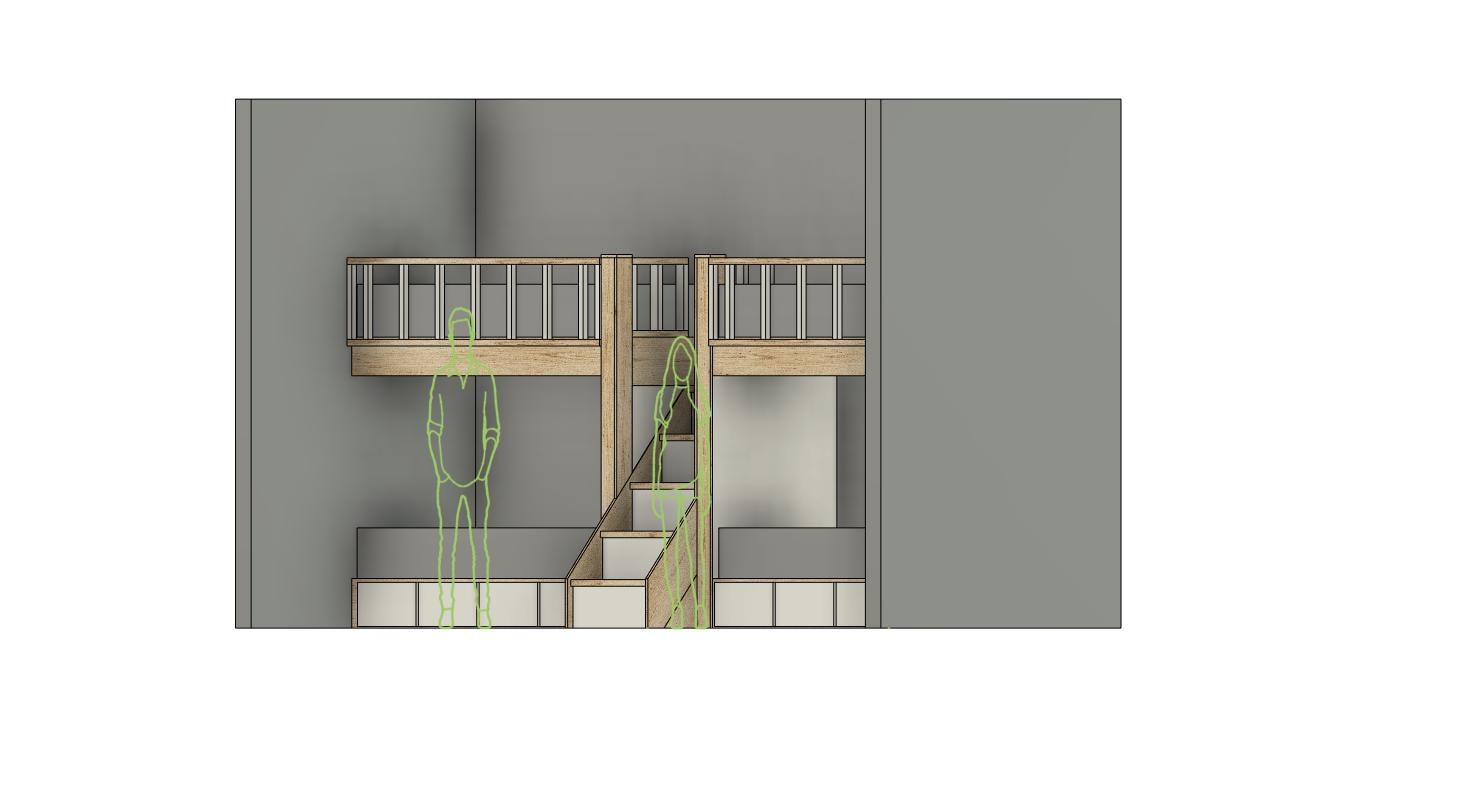 Twin XL Quad Bunk Bed With Stairs & Storage - DIY Build Plans - Etsy
