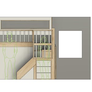 Queen Loft Bed With Stairs & Storage - DIY Build Plans - Etsy
