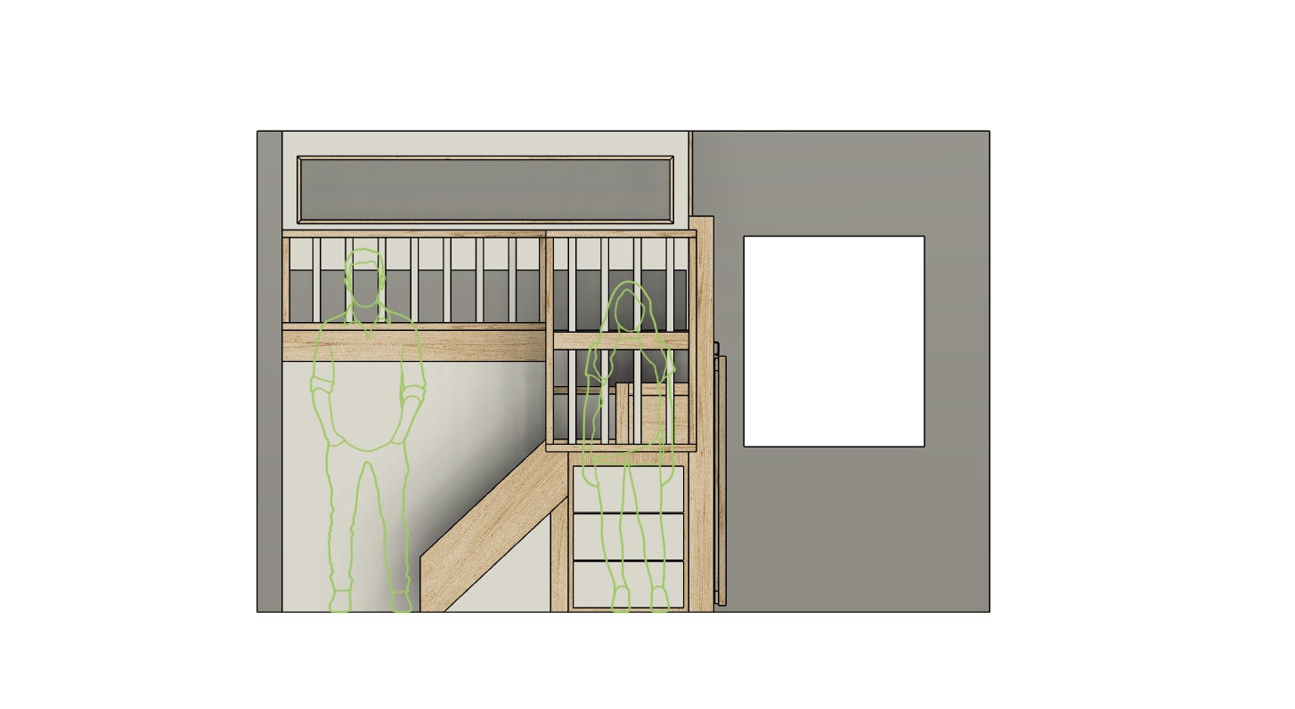 Queen Loft Bed With Stairs & Storage - DIY Build Plans - Etsy
