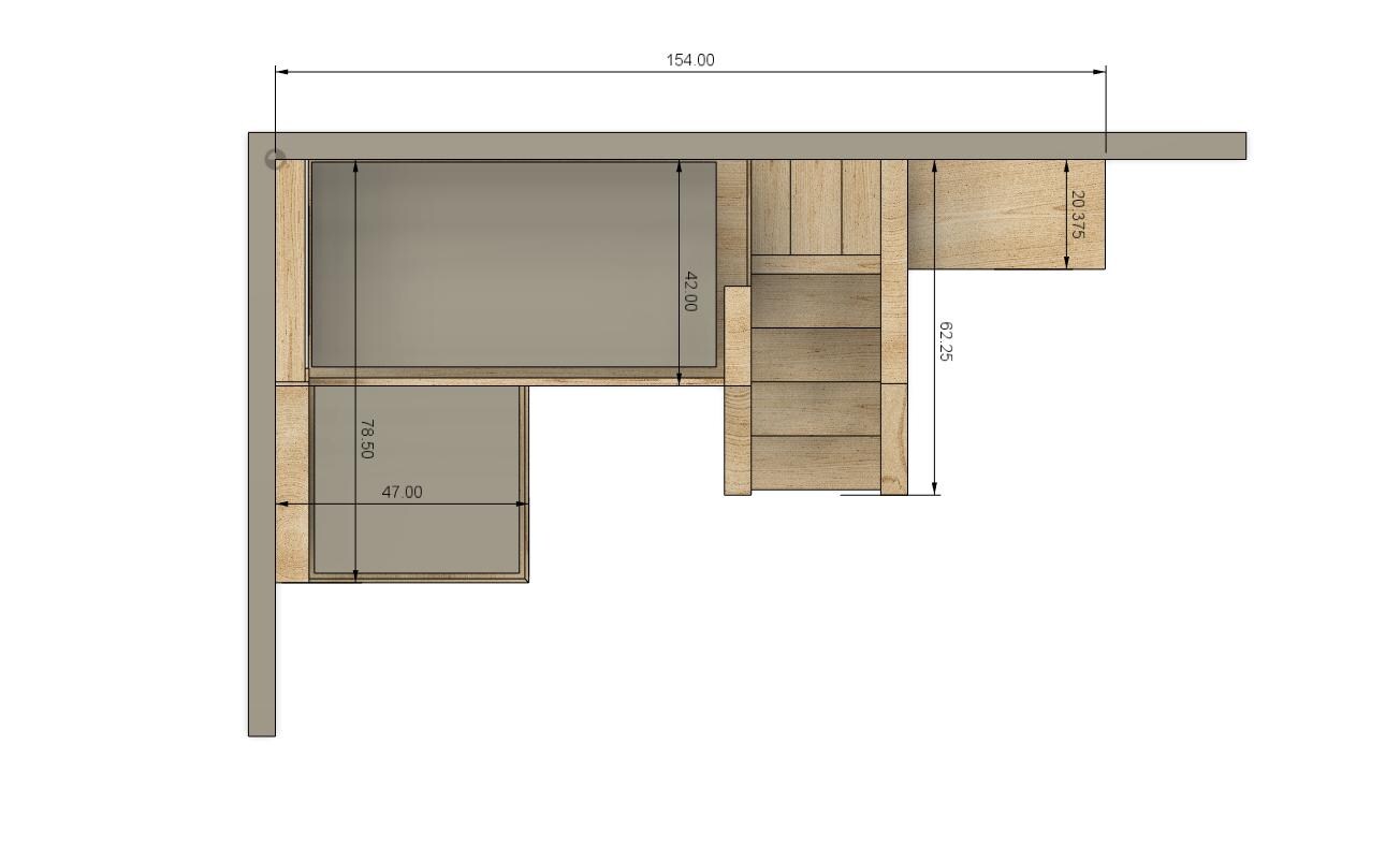 Twin Bunk Bed With Stairs & Desk DIY Build Plans - Etsy