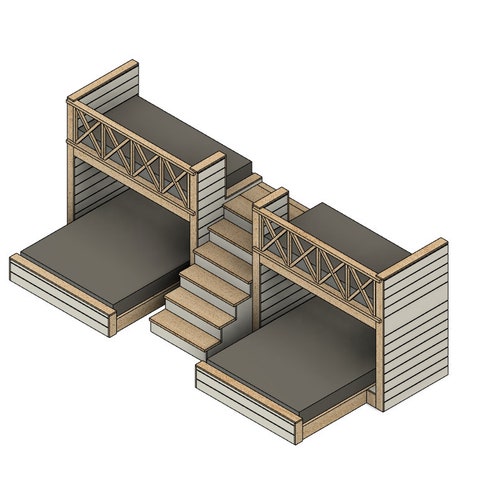 Queen Loft Bed Plans Etsy