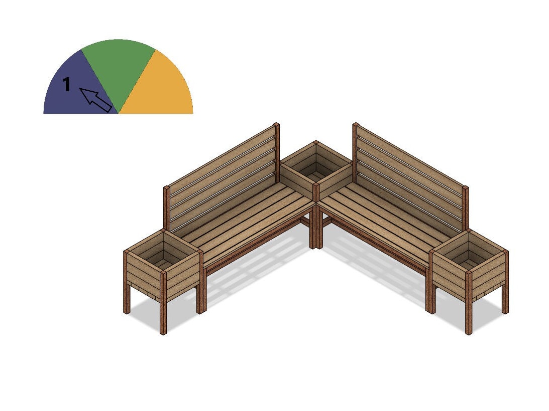 Diy outdoor corner bench discount