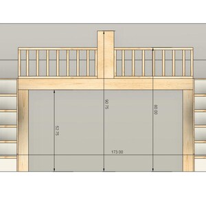Double Twin XL Loft Bed With Stairs - DIY Build Plan - Plan #224 - Etsy