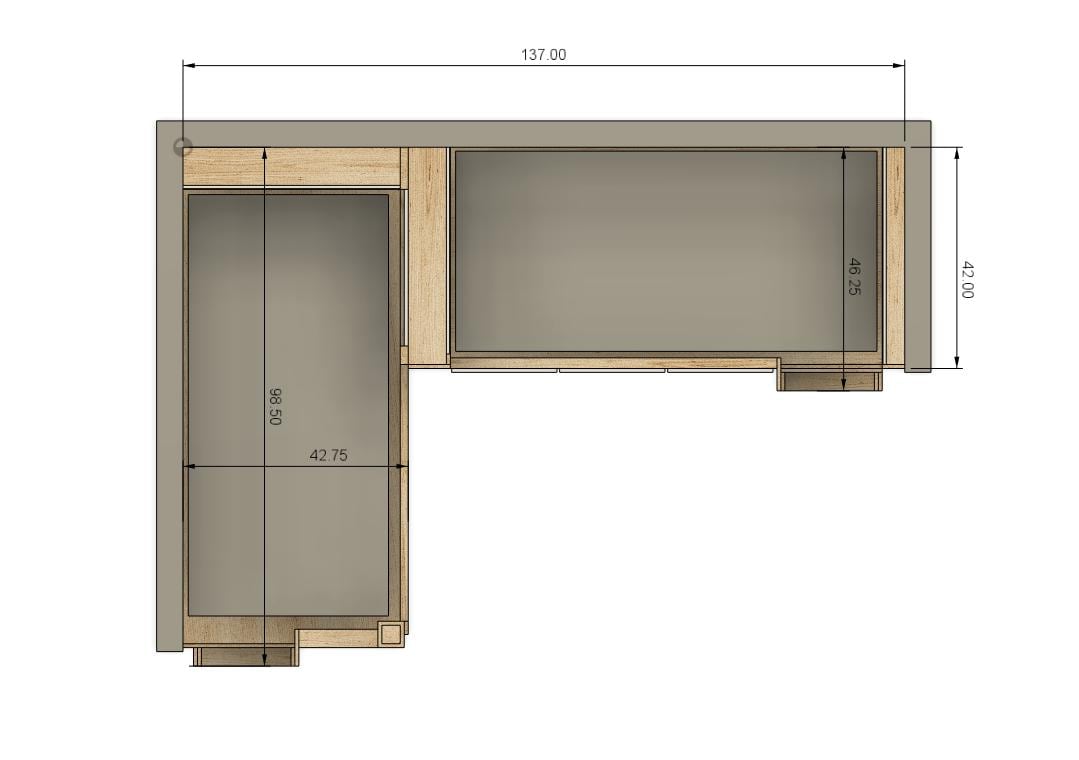 Twin XL Quad Bunk Bed DIY Build Plans: L-shaped Design With Storage ...