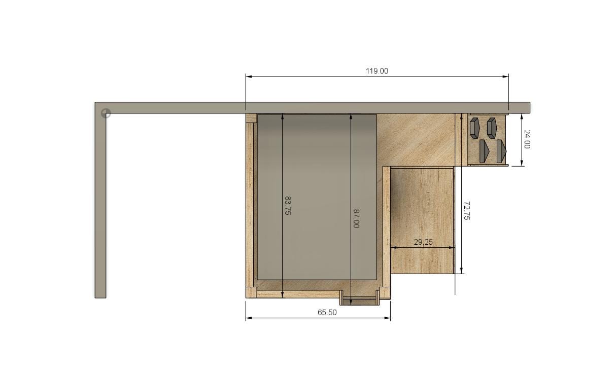 Full Loft Bed DIY Build Plans: With Slide and Climbing Wall - Etsy