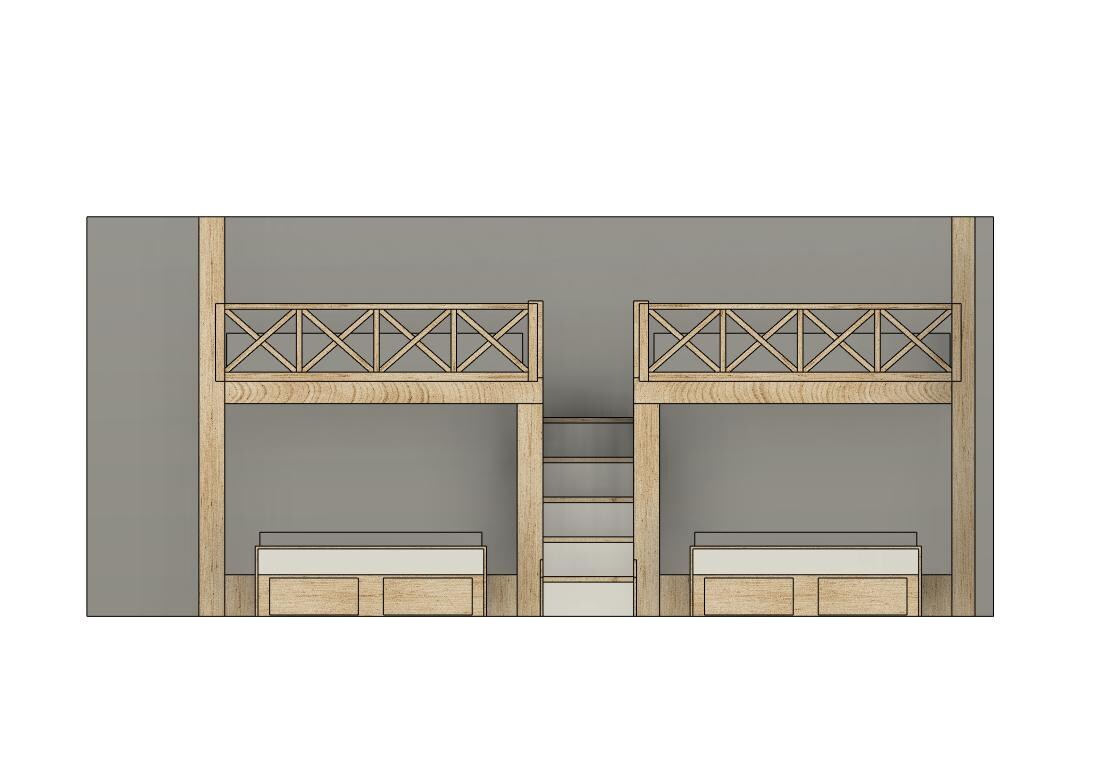 Quad Queen Bunk Bed - Bed With Storage Drawers - DIY Build Plans - Plan ...