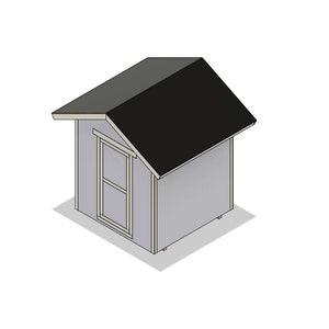 DIY Build Plans - 8x8 Shed - Backyard Storage - Shed Design - Shed Layout - Shed Playhouse - Plan #193