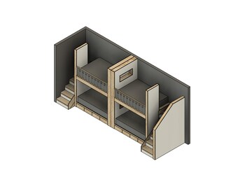 DIY Quad Full Bunk Bed Build Plans: With Stairs & Storage Drawers