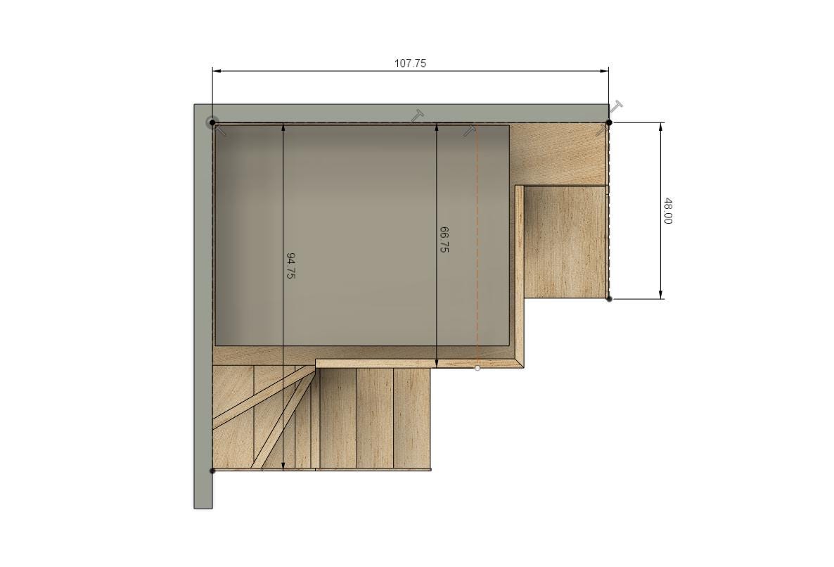Queen Loft Bed DIY Plans: With Stairs, Slide & Storage (plan #134) - Etsy