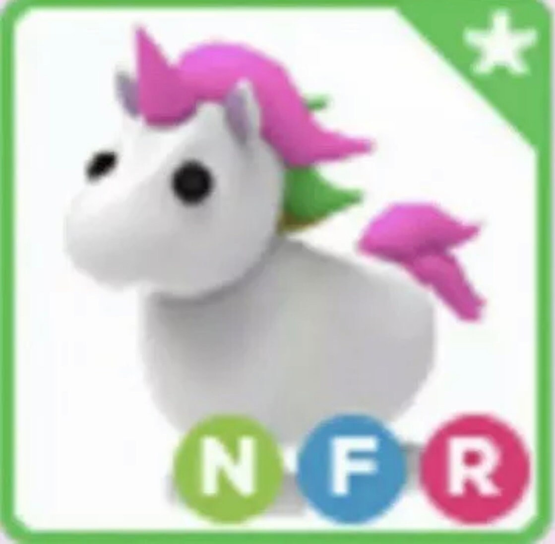 Neon Fly Ride Unicorn - Roblox Adopt Me - Etsy