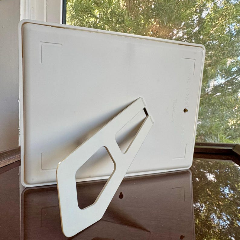 Vintage Tupperware Triple Photo Frame Wall or Tabletop Display Cream - Etsy