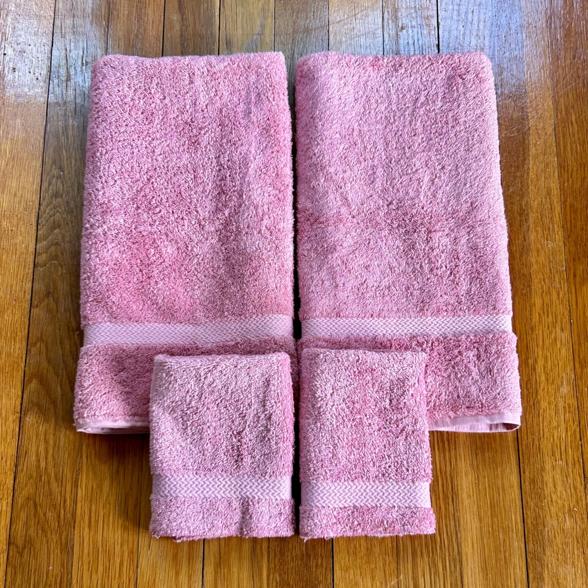 huge lot unused vintage cotton bath towels & washcloths, 1940s new old  stock Cannon towels