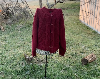 Woman's Rose Trellis Cardigan + Free Crocheting advice at YT LastChanceMonicaM https://www.youtube.com/channel/UCXe0u_mKDGYV8TDwnwEr64w