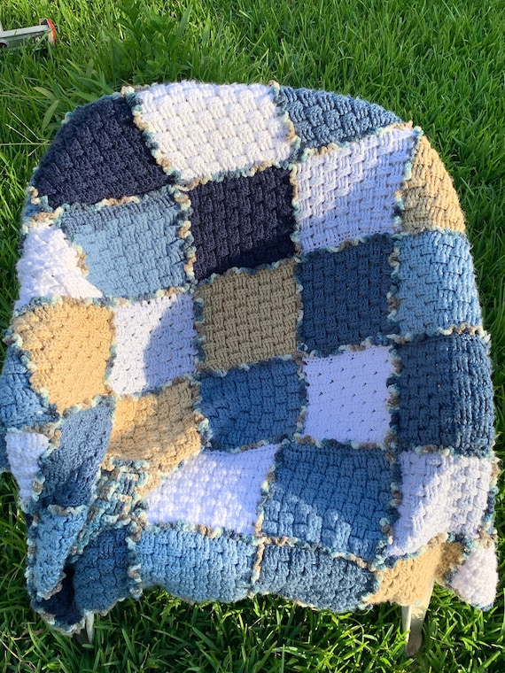 Easy Hand Crochet Lap Blanket Pattern. Free Instructions Free Etsy