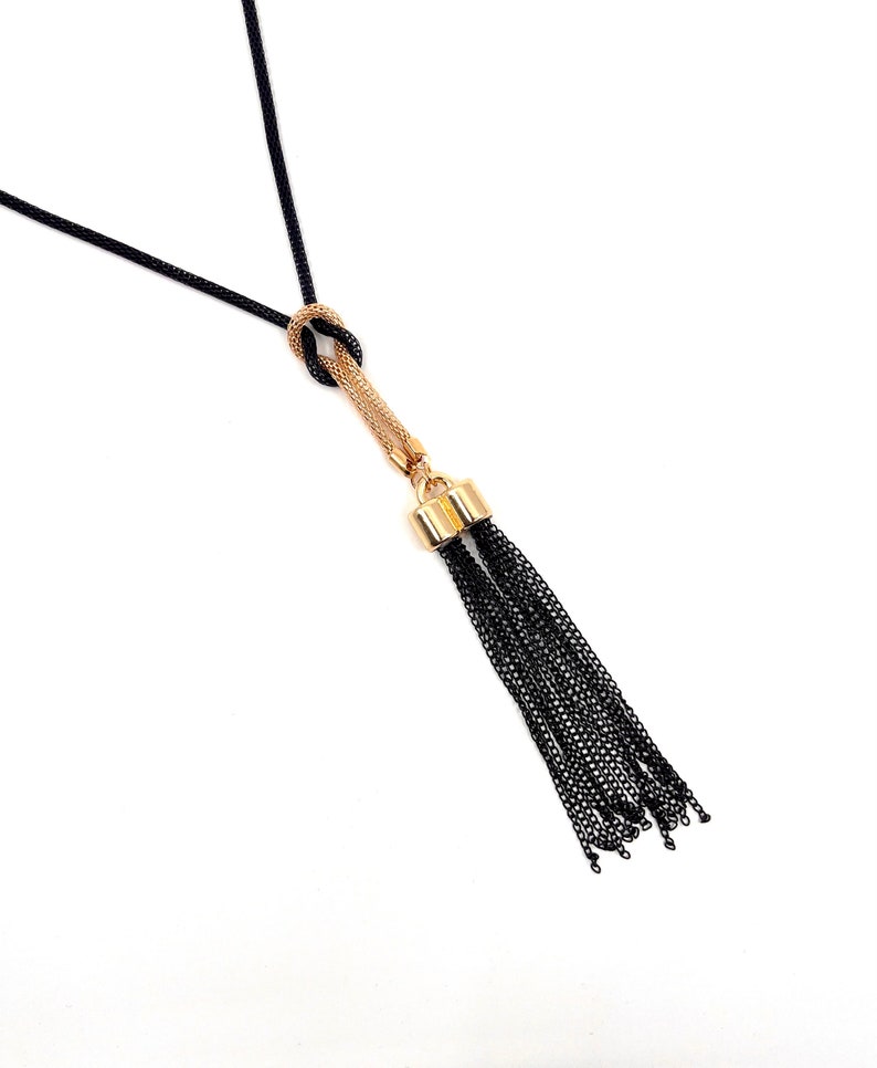Casual Alloy Circle Long Sweater Necklace main image 0