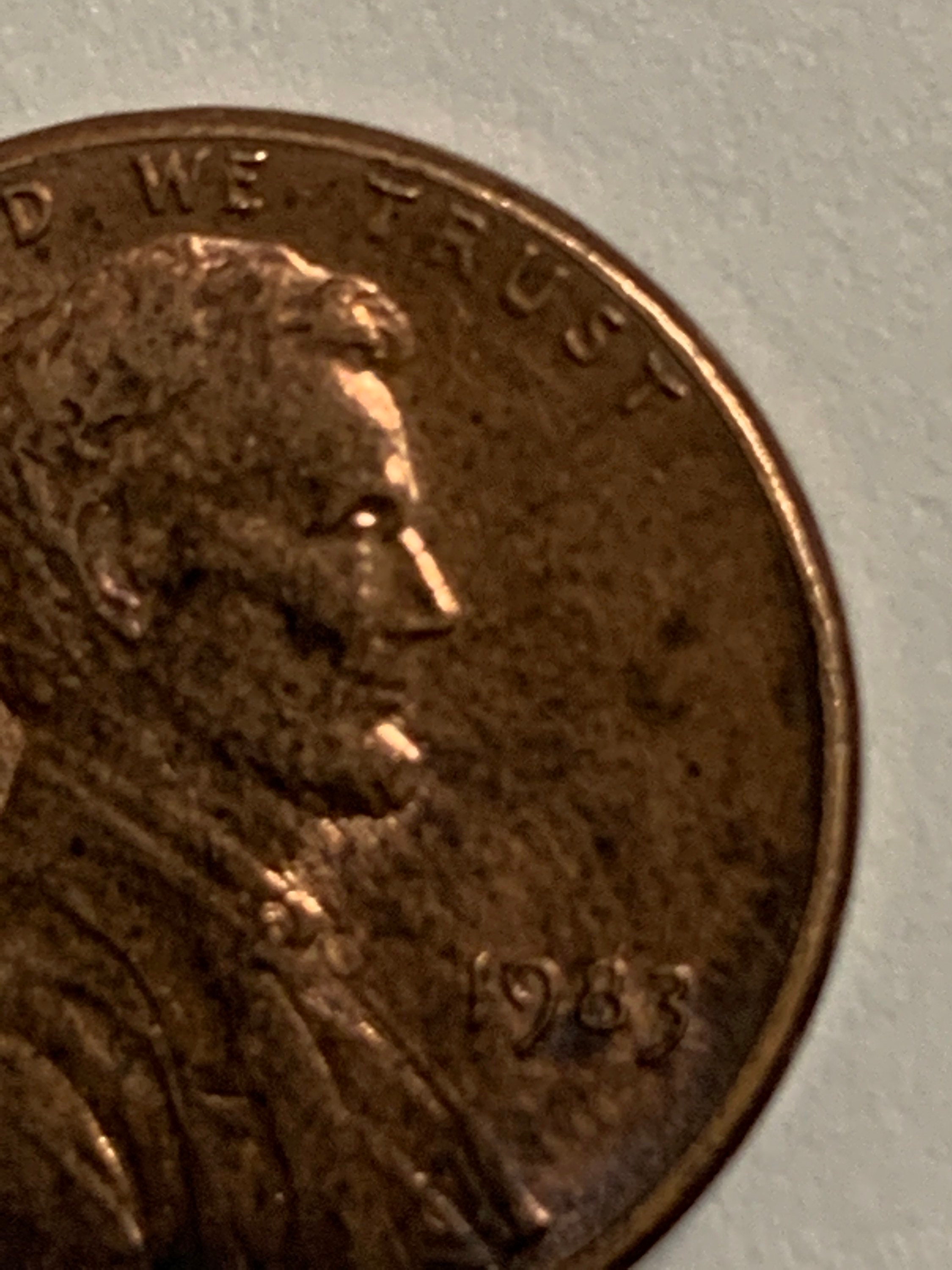 1983 Penny With No Mint Mark - jjjtfbd