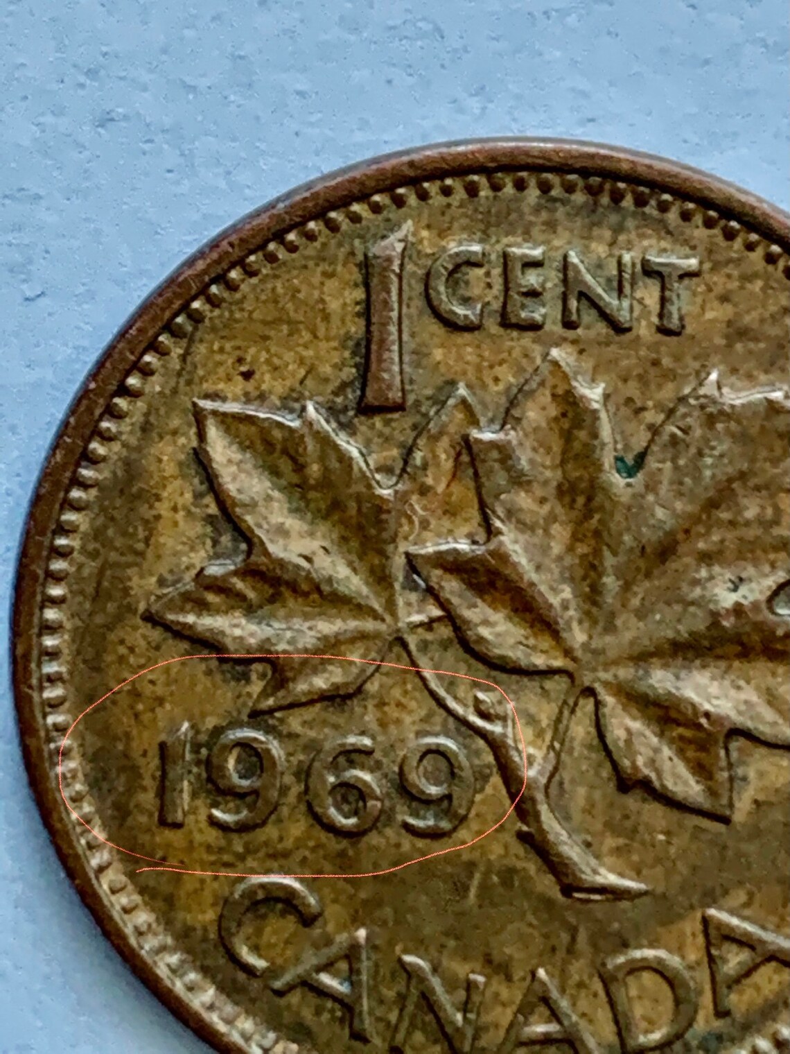Extremely Rare 1969 Penny / 1969 1 cent Canadian Coin / Double Etsy