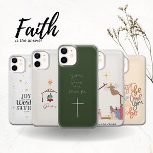 God Phone Case Christian Cover for iPhone 15, 14, 13, 12, 11, Samsung S24Ultra, S23FE, S22, A15, A54, A25, A14, Pixel 8A, 8Pro, 7A, 7Pro, 6A