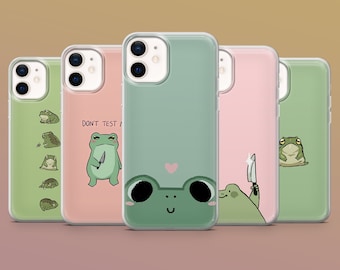 iPhone・スマホケース Society6 Grumpy Hang by Tummeow Grumpy Frog Phone Case Matsumoto Hoji Cover Fit for iPhone