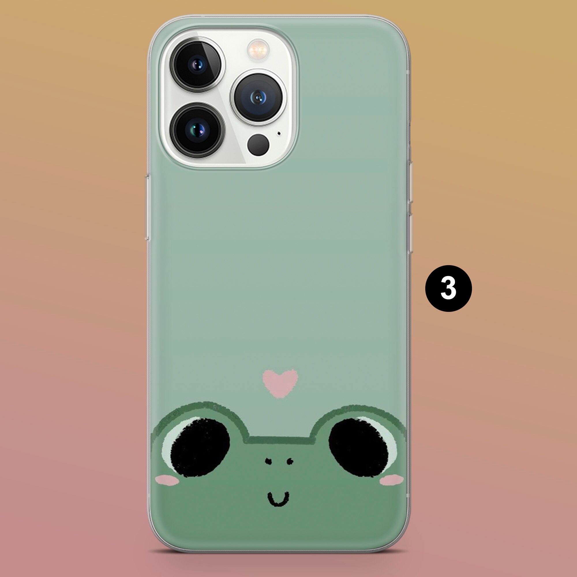 Grumpy Frog Phone Case Cute Cover for iPhone 15, 14,13,12,11