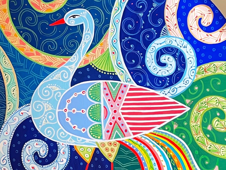 Decorative Ceramic Plate, Small Wall Plate Painting, Modern Ceramics