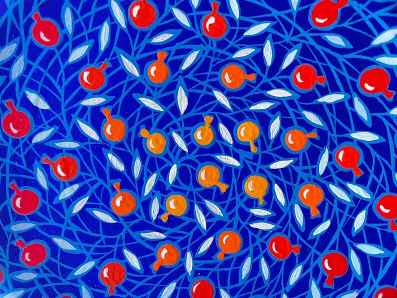 Decorative Ceramic Plate, Large Wall Plate for Kitchen, Kitchen Wall