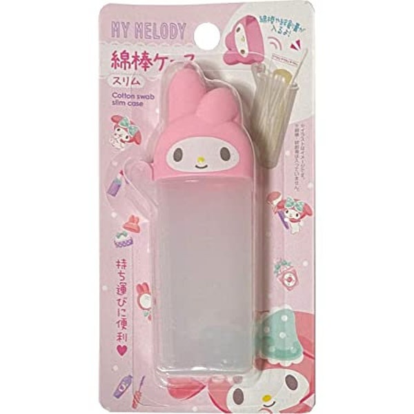 Sanrio Character Portable Cotton Swab Case (2 options) **read desc**