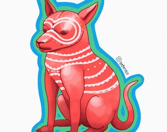 5-pack Colima Dog Sticker