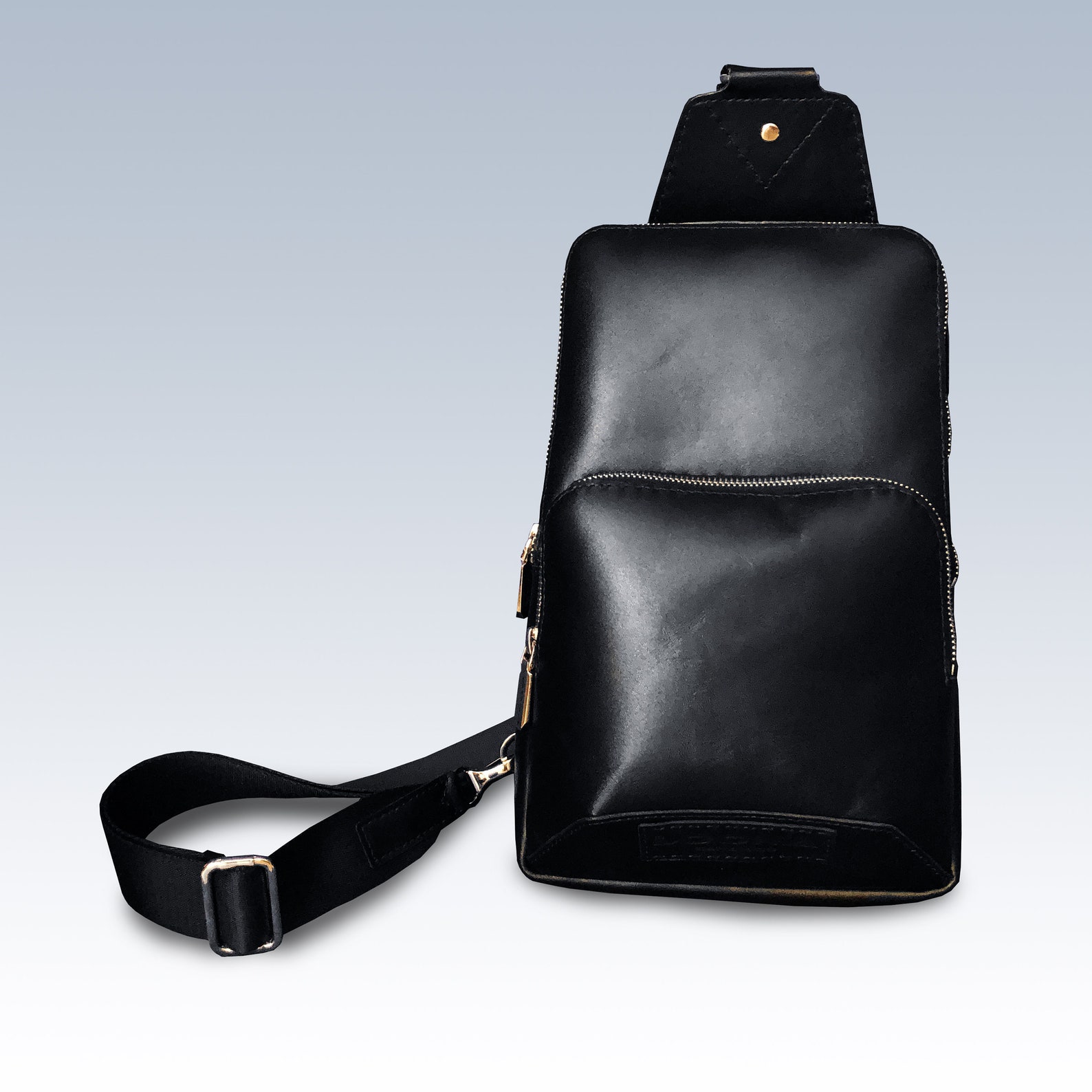 Leder Sling Bag Herren Crossbody Leder Pack Herren Etsy