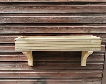 Window Box Planters - Various Sizes & Heights - Handmade - Wooden