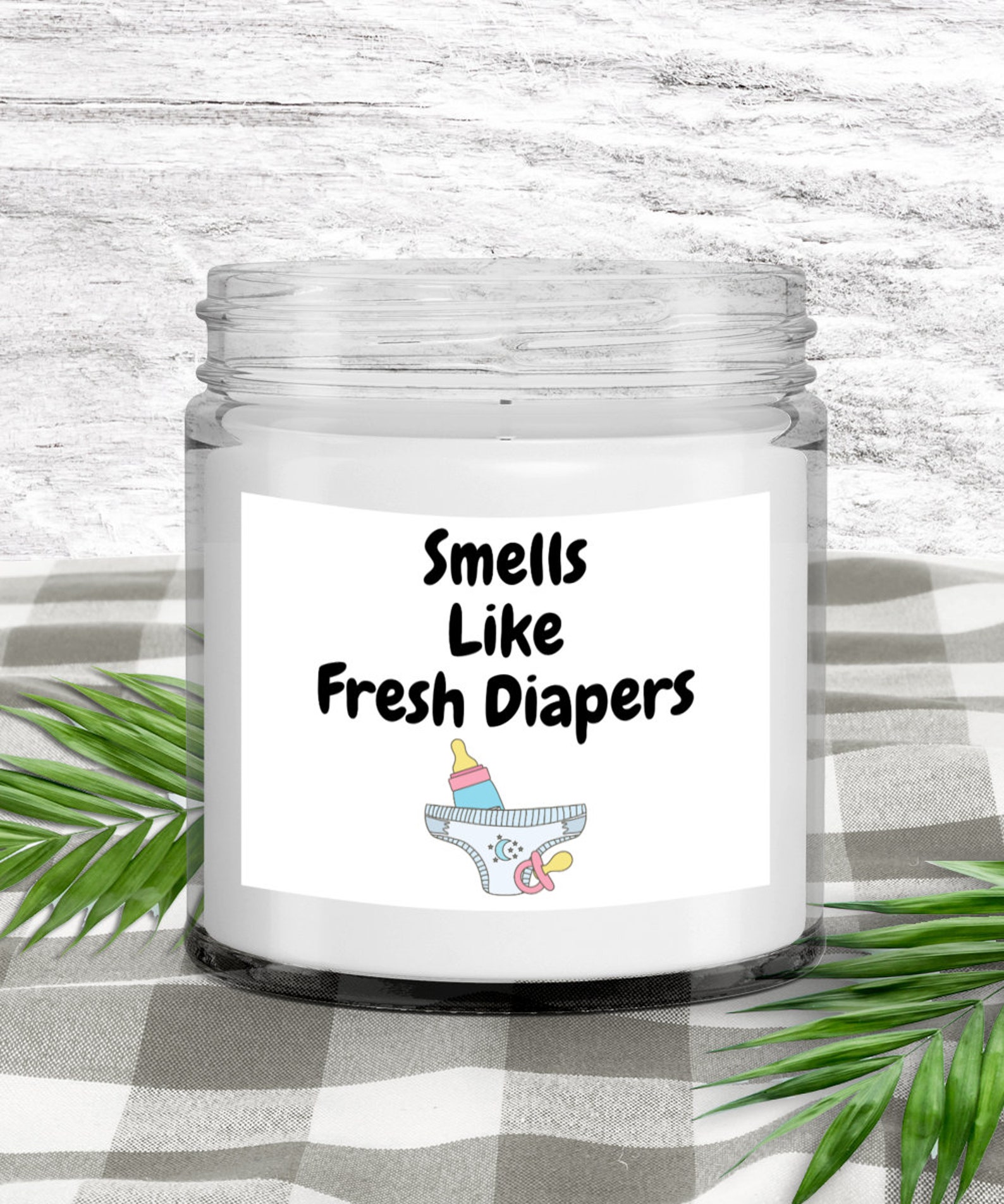 Abdl Candle Smells Like Fresh Diapers Adult Baby Diaper Lover Etsy