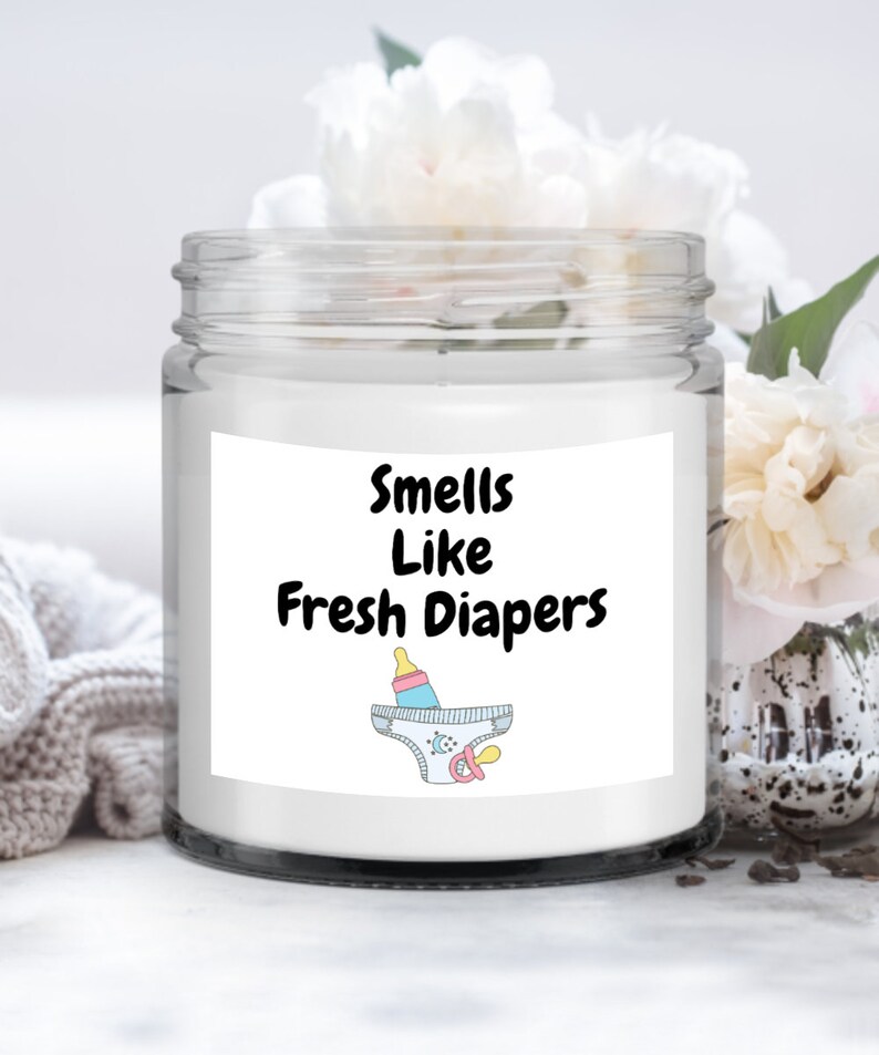 Abdl Candle Smells Like Fresh Diapers Adult Baby Diaper Lover Etsy