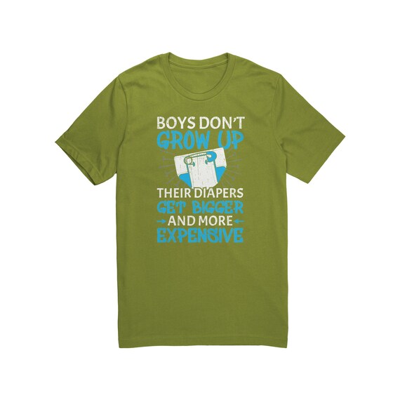 Boys Don't Grow Up... Abdl Diaper Humor T Shirt Boys Don't Grow Up... Abdl Diaper Humor T Shirt