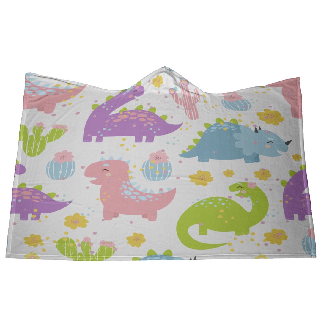 Adult Baby Dinosaurs Graphic Dino Hooded Blanket ABDL Etsy